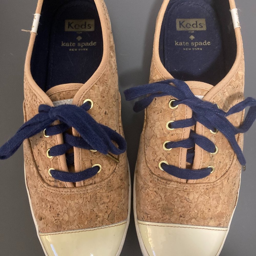 Women's Keds for Kate Spade Size 8 Blue, White.
